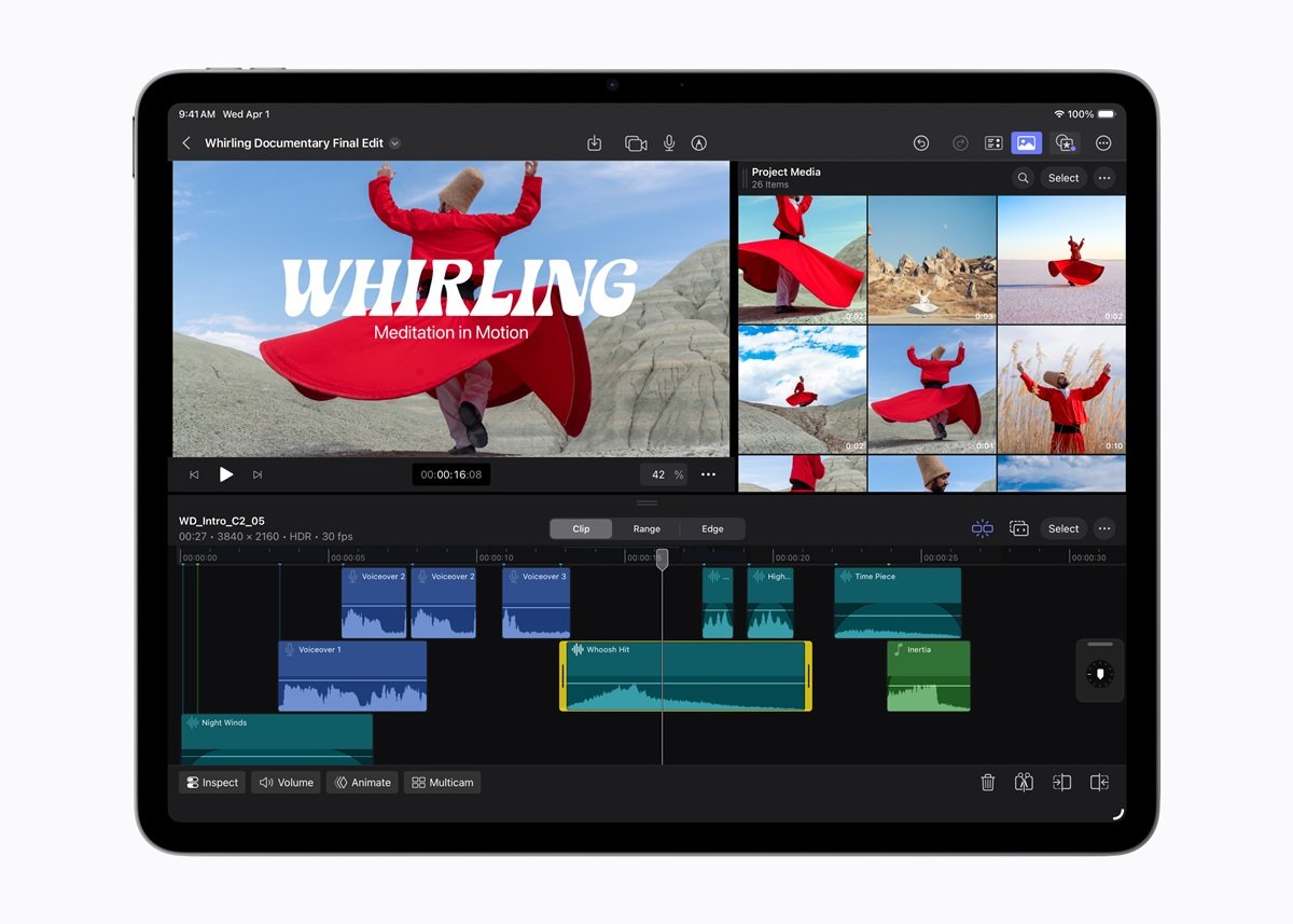 iPad para edição de vídeo