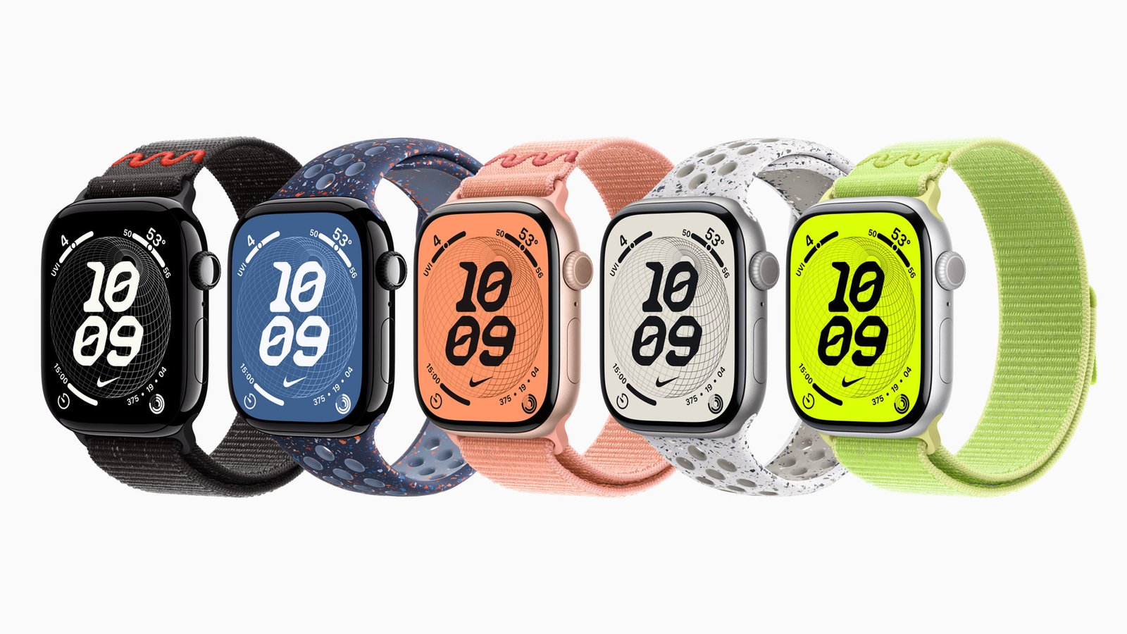 Apple Watch Series 11 com pulseiras da Nike