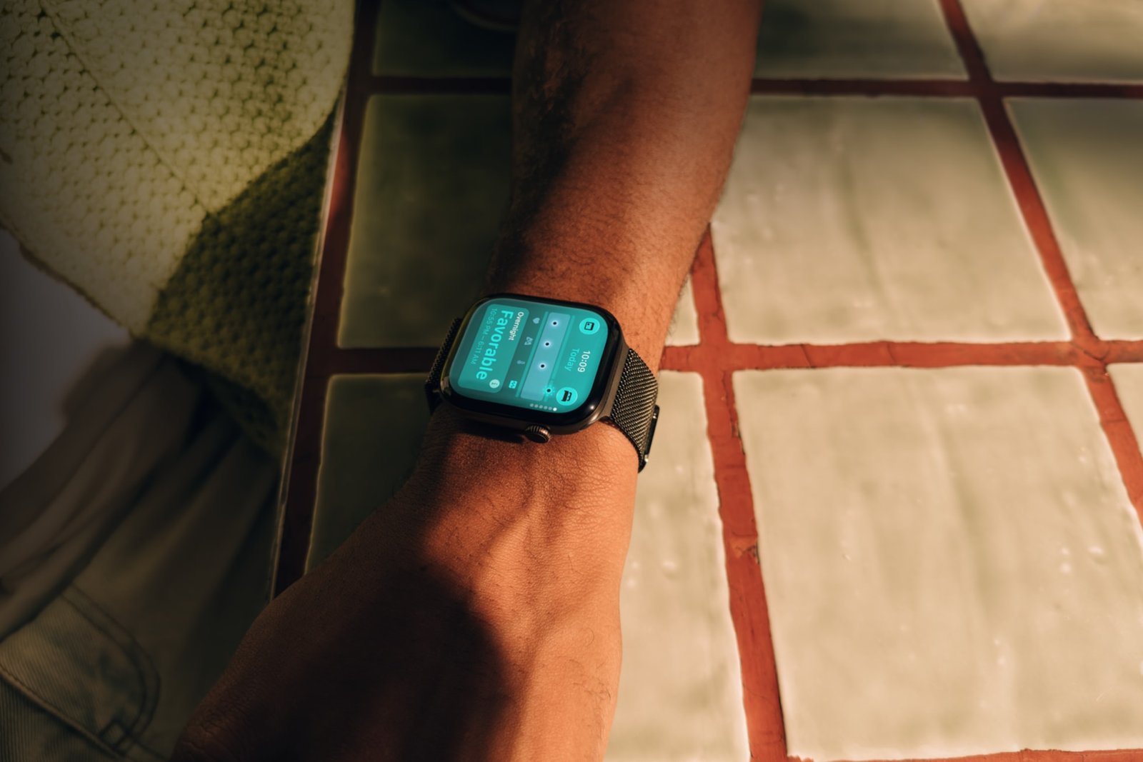 Apple Watch no pulso